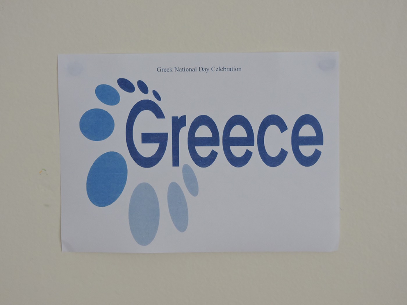 A moment from Greek National Day 2017